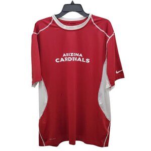 NFL Nike Dri-Fit Men's Big & Tall Arizona Cardinals Red‎ White Mesh Jersey XXL